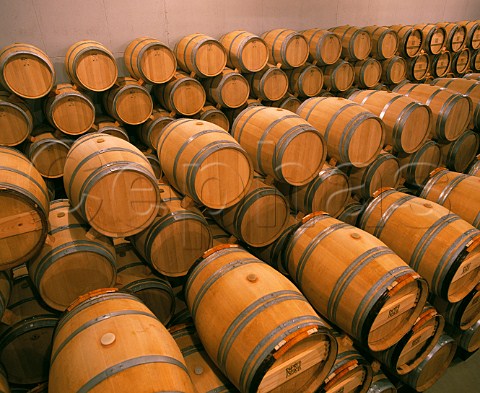 Barrel cellar of Fernando Remrez de Ganuza Samaniego Alava Spain Rioja Alavesa
