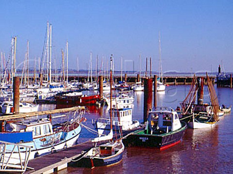 Boats in the harbour at Pauillac Gironde France   Mdoc  Bordeaux