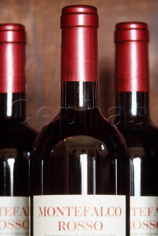 Bottles of Montefalco Rosso of   Antonelli Umbria Italy