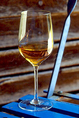 Glass of Loazzolo of Forteto della Luja   Loazzolo Piemonte Italy