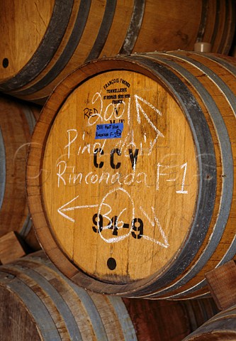 Barrels of La Rinconada Pinot Noir in   the Sanford winery Buellton Santa   Barbara Co California Santa Rita   Hills AVA    Santa Ynez Valley