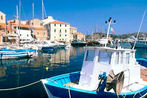 Harbour on the island of La Maddalena   Sardinia Italy