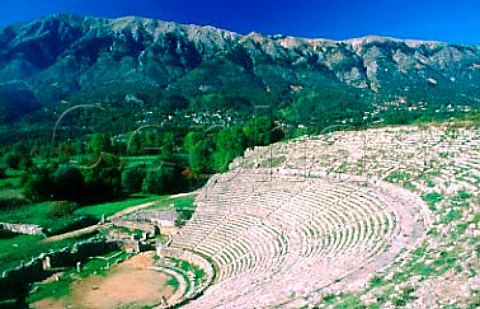 Amphitheatre at Dodoni  near Ioannina Epirus Greece