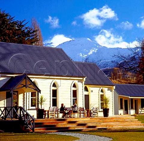 Old church 1890 which is the tasting room of   Waitiri Creek near Queenstown New Zealand  Central Otago