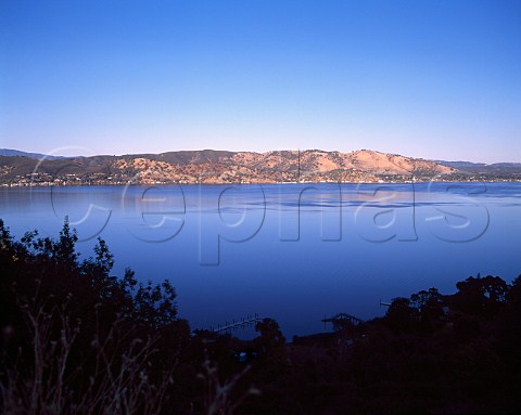 Clear Lake viewed from Lower Lake   Lake Co California
