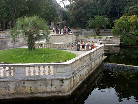 18th Century Jardins de la Fontaine Nmes Gard   France LanguedocRoussillon