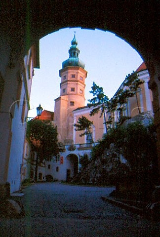 Part of the castle at Mikulov Plava   Czech Republic