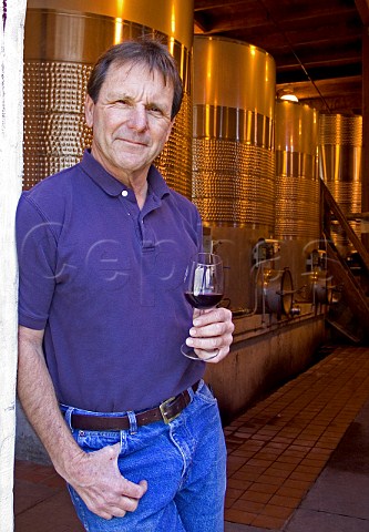 Bill Anderson winemaker of Chateau Julien Carmel   Valley Monterey Co California