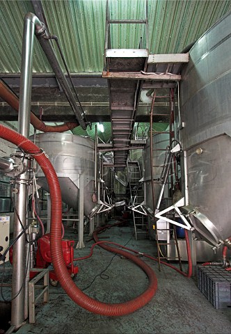Fermentation vats at Henriques  Henriques winery   Ribeira do Escrivao Quinta Grande Madeira Portugal