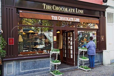 The Chocolate Line chocolate shop Steenplein   Brugge Belgium