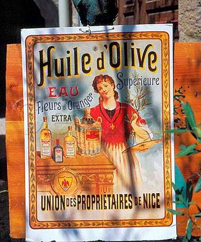 Olive oil poster in Als Gard  France