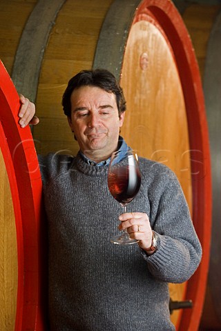Luciano Pira winemaker of Schiavenza Serralunga   dAlba Piemonte Italy Barolo