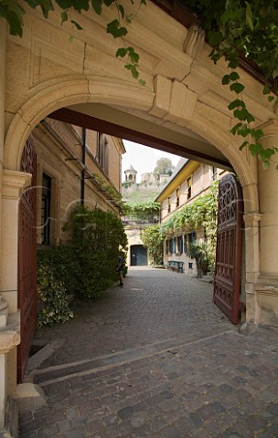 Entrance archway at Weingut MllerCatoir   NeustadtHaardt Germany  Pfalz