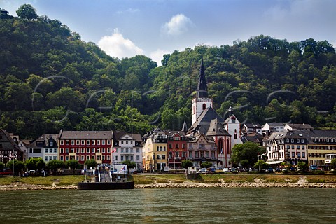 Rhine River at St Goar Germany Mittelrhein