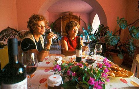 Silvia and Anna Imparato of Montevetrano   winery San Cipriano Picentino Salerno   Campania Italy