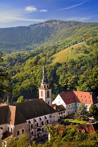 Benedictine abbey in Andlau BasRhin France    Alsace