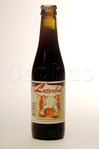 Bottle of Loterbol beer Belgium