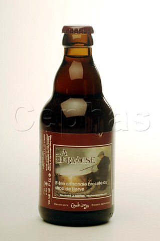 Bottle of La Hervoise beer Belgium