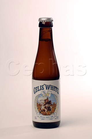 Bottle of Celis White beer Belgium