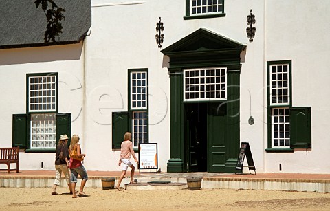 Tourists arriving at Groot Constantia Manor House Constantia Cape Province South Africa