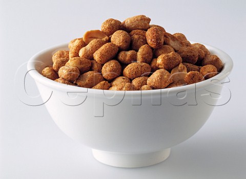 Bowl of dry roasted Peanuts