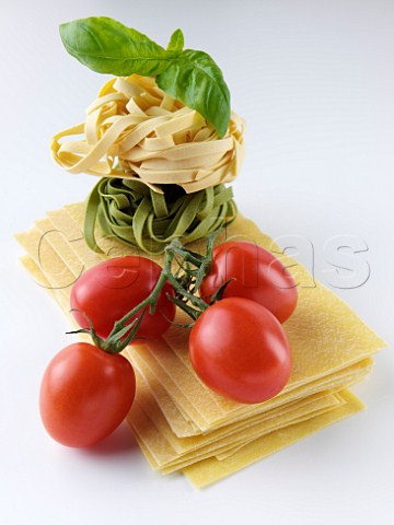 Basic ingredients for Italian cuisine