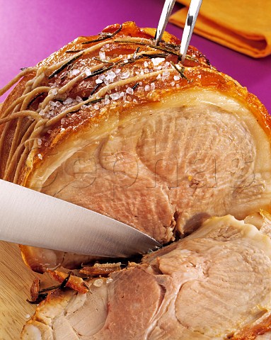 Carving Roast Pork