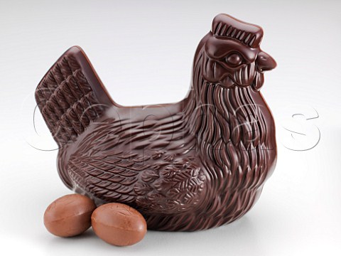 Easter French chocolate hen