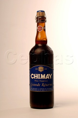 Bottle of Chimay Grande Rserve Trappist beer