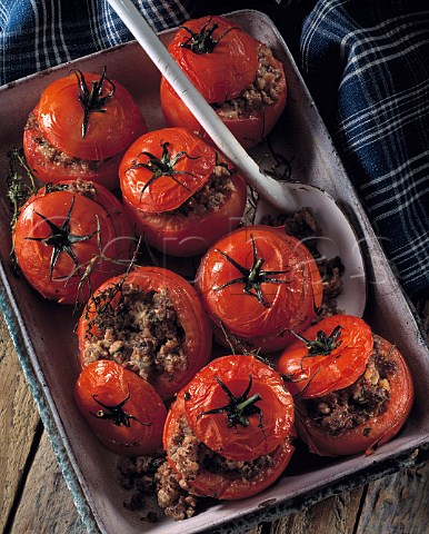 Stuffed beef tomatoes