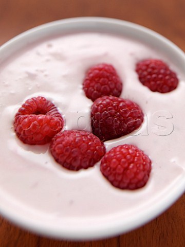 Raspberry yoghurt
