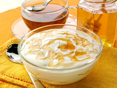 Honey and yoghurt