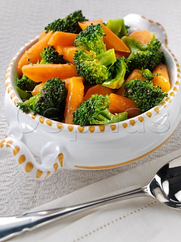 Steamed mixed vegetables
