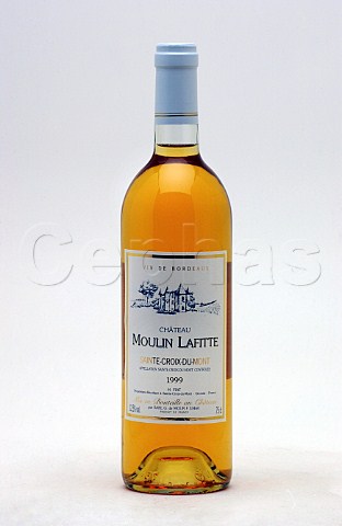 Bottle of Chteau Moulin Lafitte wine France SainteCroixduMont  Bordeaux