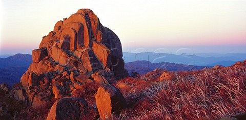 The Cathedral at sunset Mount Buffalo National Park Victoria Australia