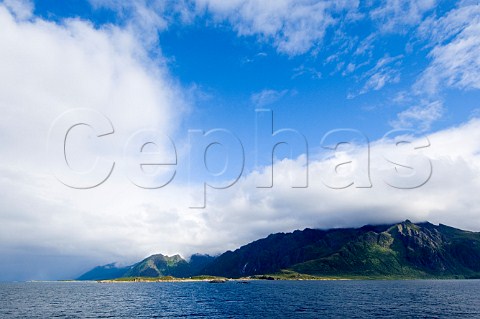 Clouds over the Lofoten Islands Norway