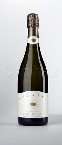 Bottle of Pelorus the sparkling wine of Cloudy Bay Marlborough New Zealand