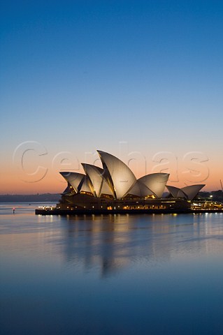 Sydney Opera House at dawn New South Wales Australia
