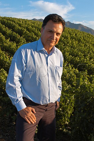 Mario Geisse in vineyards of Casa Silva wines Colchagua Chile