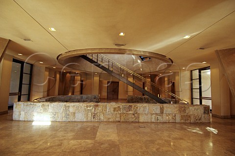 Reception staircase in Catena Zapata Winery Mendoza Argentina
