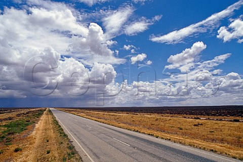 Open highway and clouds New South Wales Australia