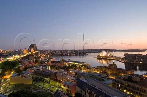 Sydney Harbour at dawn Sydney New South Wales Australia