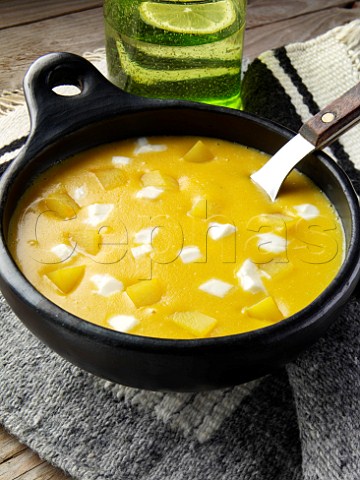 Equadorian Locro de Papas potato soup