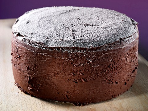 Whole chocolate tower cake