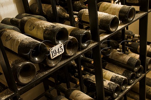 Bottles of 1945 vintage in the wine vintage library at Chteau RauzanSgla Margaux Gironde France Margaux  Bordeaux