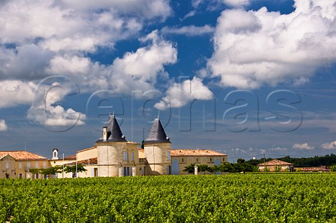 Chteau Lilian Ladouys and its vineyards Marbuzet Gironde France StEstphe  Bordeaux