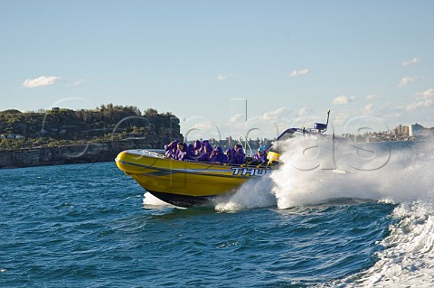 Jet Boat in Sydney Harbour Sydney New South Wales Australia