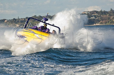 Jet Boat in Sydney Harbour Sydney New South Wales Australia