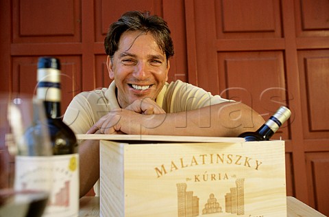 Csaba Malatinszky of Malatinszky Winery Villany Hungary Villany