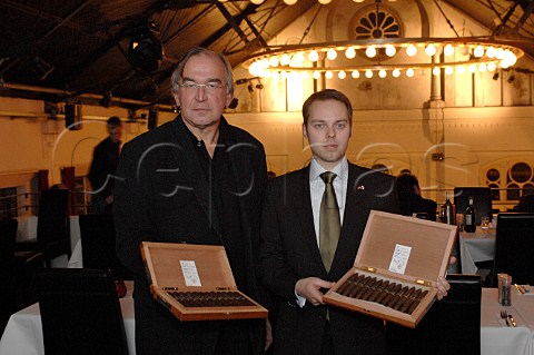 Alexander Molter owner of Colon Panama Cigars right and Gerhard Weigl sales